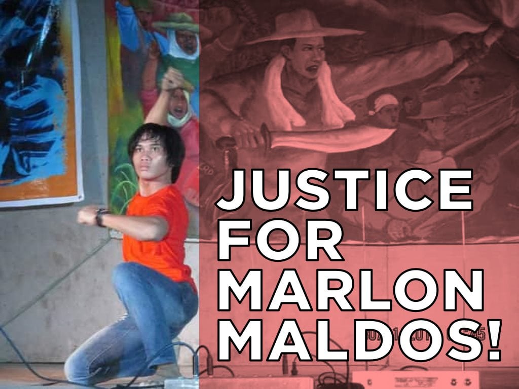 Justice for Marlon Maldos graphic