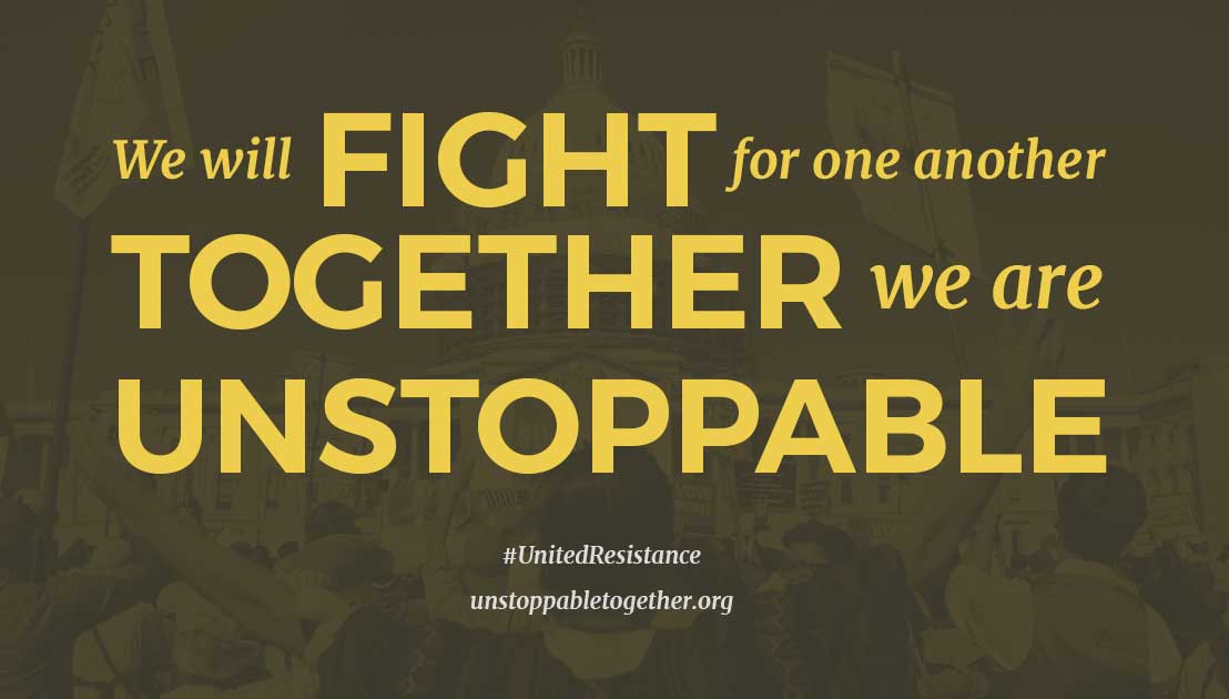 Unstoppable Together Graphic