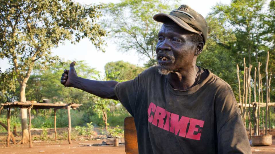 Omman Oyiré, chief du village, Ilya, Gambela. (Photo : Jiro Ose)